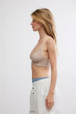 Free People Heirloom Seamless Bralette Mushroom