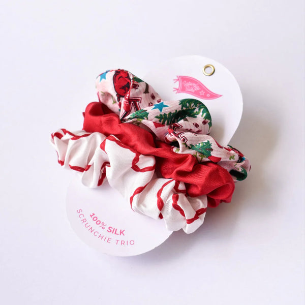 Arkansas Razorbacks Scrunchie Set