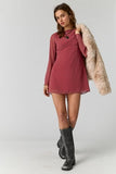 Free People Jolie Printed Mini Dress Salsa Combo