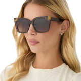 DIFF Lizzy Whiskey Crystal w/Brown Kombu Tips Polarized