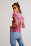 Free People Nova Tee Crushed Berry