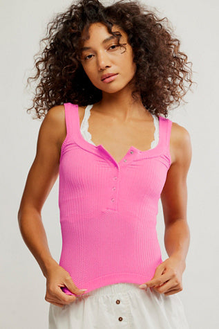 Free People Clean Slate Henley Sicillian Yellow