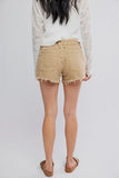 Free People Now or Never Denim Short Oat Latte