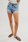 Free People Now or Never Denim Short Moon Child