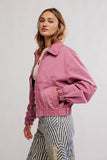 Free People Birdie Jacket Rose Rasin