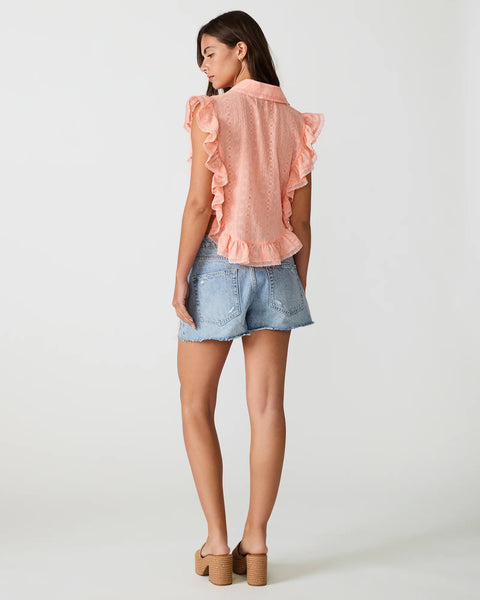 Steve Madden Lilien Short in Printed Denim