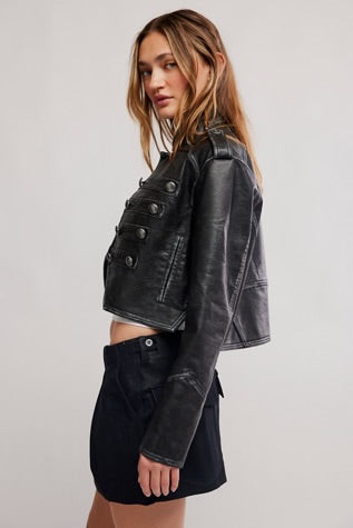 Free People Riverfront Vegan Mini Black