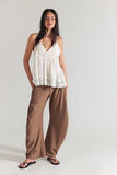 Free People Spotlight Trouser Brown