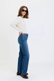 DAZE Rebel Mid Rise Slim Straight Surge