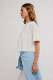 Free People Elsie Swing Tee White Whisper