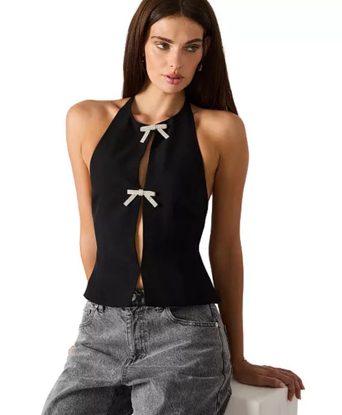 Steve Madden Juvia Top Black