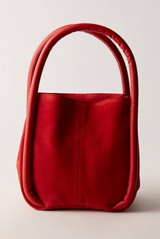 Free People Barlow Bucket Bag Goji