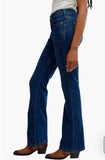 Free People Double Knot High-Rise Straight Bootcut Jeans Aegean