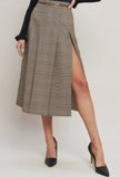 Brown Midi Skirt