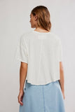 Free People Elsie Swing Tee White Whisper