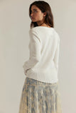 Free People Easy Does It Tee White