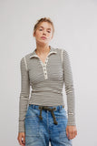 Free People Lake Henley Stripe Tea Combo