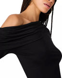 Steve Madden Ryder Knit Top Black