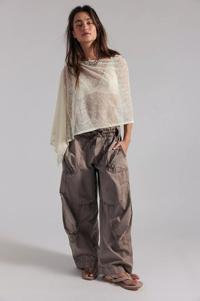 Free People Onset Parachute Pant Dusted Cocoa