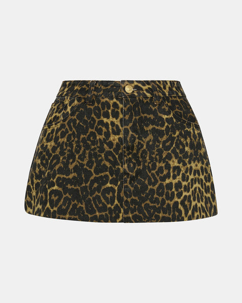 Steve Madden Simona Skirt Hot Spots Print