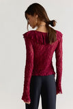 Free People Laney Cardi Cabernet