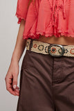 Free People Indigo Dreaming Raffia Belt Natural