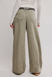 Free People Haven Mr Baggy Wide Leg Jean Seagrass