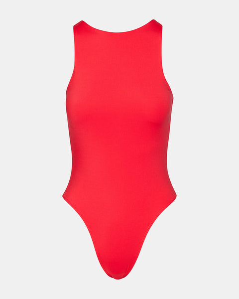 Steve Madden Nico Bodysuit Red