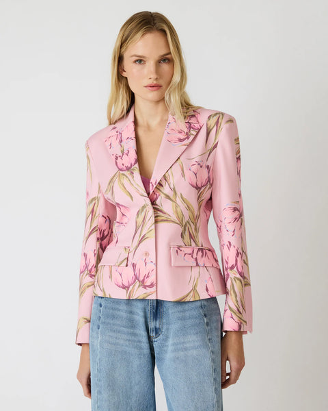 Steve Madden Regina Blazer Rosette Pink