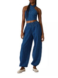 Steve Madden Tillie Pant Mixed Indigo