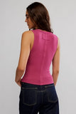 Free People Jamie Henley Tank Sangria