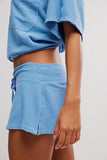 Free People Staycation Sleep Shorts Blissful Blue