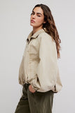 Free People Chelsea Jacket Oatmeal