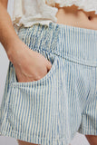 Free People Luna Railroad Short Horizon Stripe