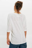 Free People High Line Tee Ivory