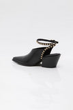 Free People Tell Me About It Studded Black Leather