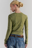 Free People Protagonist LS Green Moss