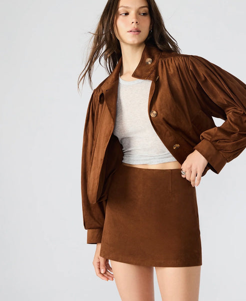 Steve Madden Cindi Skirt Dark Chocolate