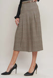 Brown Midi Skirt