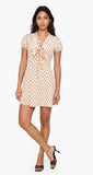 Cream Oak Blowing Kisses Mini Dress