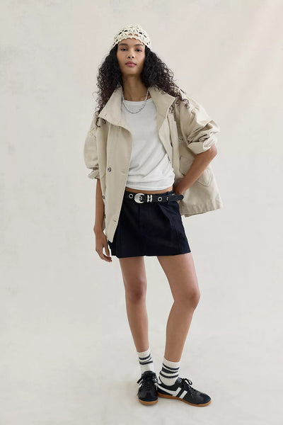 Free People Riverfront Vegan Mini Black