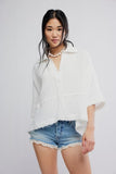 Free People Happy Days Top Clean Ivory