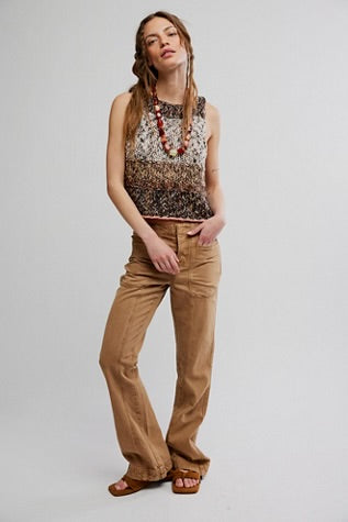 Free People Flea Market Tank Natural Combo