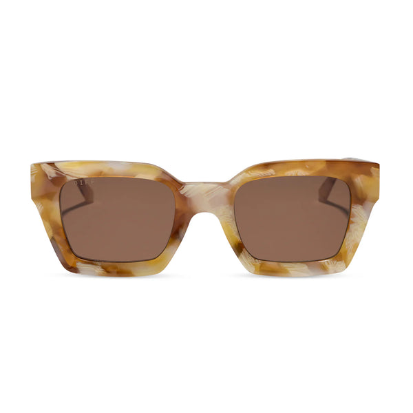DIFF Gilded Tortoise Brown Polarized