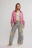 Free People Birdie Jacket Rose Rasin