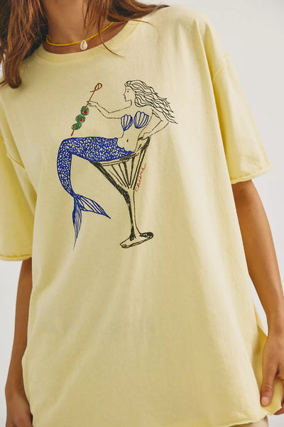 Free People Best Coast Tee Mermaid Combo