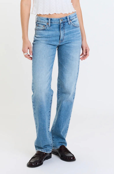 DAZE Rebel Mid Rise Slim Straight On Repeat