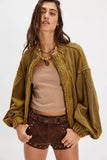 Free People Cute in This Cardi Fir Green