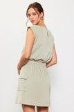 Sage Cargo Dress