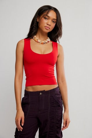 Free People Clean Lines Muscle Cami Sala